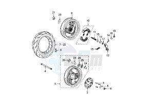 LUDIX 10 TREND – SNAKE - 50 cc drawing WHEELS