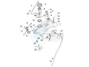 SPRINT 50 4T 3V 25 KMH E4 25 kmh (EMEA) drawing Fuel tank