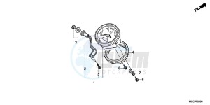 VT750C2BC drawing METER (VT750C2B/C2S/CS/C/CA)