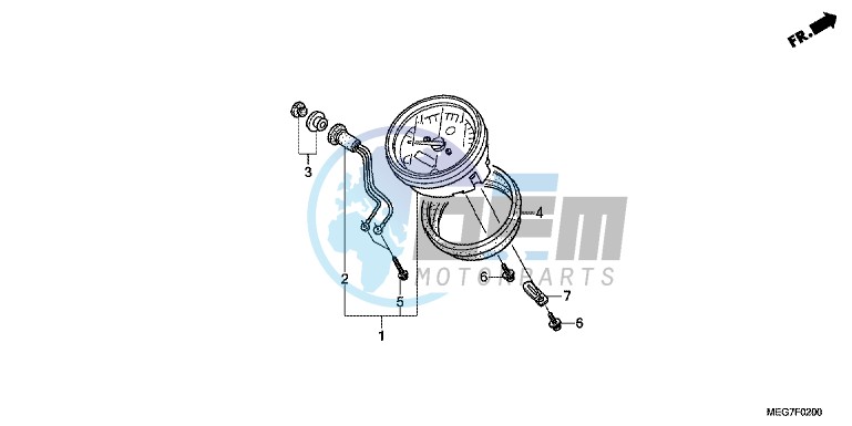 METER (VT750C2B/C2S/CS/C/CA)