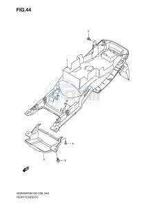 GSX650F (E3-E28) Katana drawing REAR FENDER