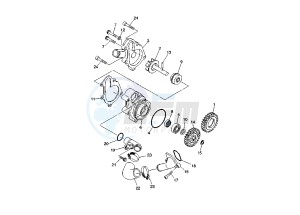 XT X 660 drawing WATER PUMP