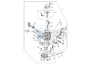 ATV 350 drawing CARBURETOR