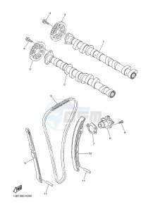 YZF-R1 YZF-R1M 998 R1 (2SG1 2SG2) drawing CAMSHAFT & CHAIN