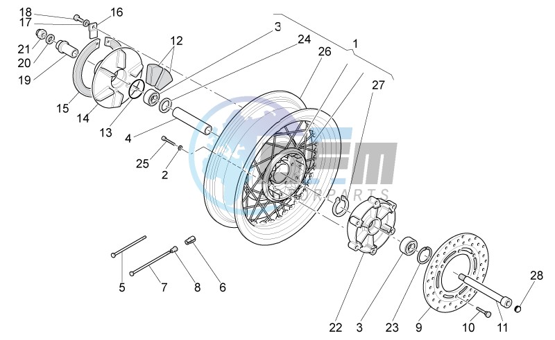 Rear wheel