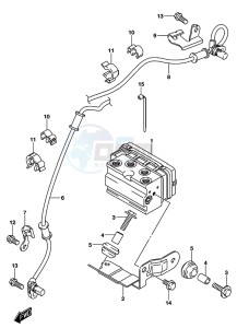 GSX-S125 drawing HYDRAULIC UNIT