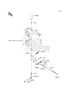 KRF 750 B [TERYX 750 4X4] (B8F) B8F drawing CONTROL