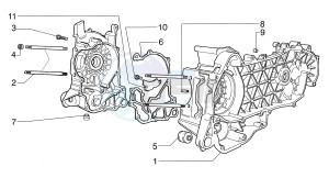 Super Hexagon 180 GTX 12 inch drawing Crankcase