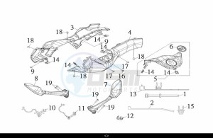 MAXSYM TL 500 (TL47W1-EU) (L9) drawing FR. HANDLE COVER - BACK MIRROR