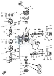 115B drawing CRANKSHAFT--PISTON