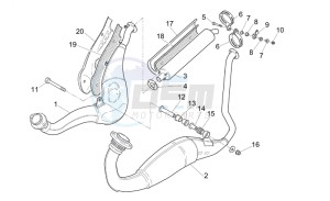 RS 250 drawing Exhaust pipe