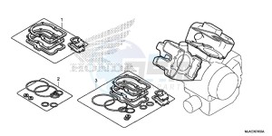 VT750C2SE Shadow - VT750C2S-E UK - (E) drawing GASKET KIT A