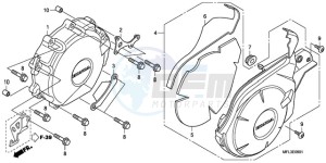 CBR1000RA9 UK - (E / ABS MKH MME) drawing A.C. GENERATOR COVER (CBR 1000RA)