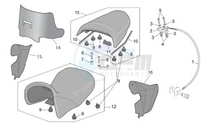 ETV 1000 Capo Nord - Rally Capo Nord drawing Saddle