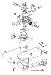 SPRINT_SPORT_45kmh_L1 50 L1 drawing Carburator-intake silencer