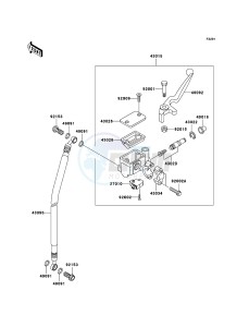 ELIMINATOR 125 BN125A6F GB XX (EU ME A(FRICA) drawing Front Master Cylinder