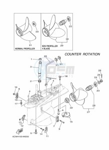 FL225FETX drawing PROPELLER-HOUSING-AND-TRANSMISSION-4