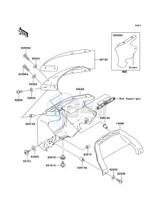 ZRX1200R ZR1200A6F FR GB XX (EU ME A(FRICA) drawing Cowling