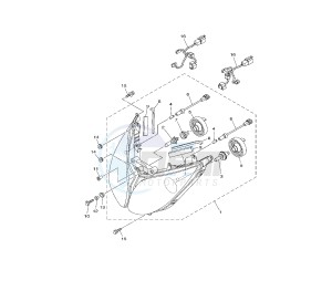 XP T-MAX ABS 500 drawing HEADLIGHT