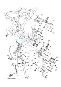 MT07A MT-07 ABS 700 (1XB1 1XB2) drawing STAND & FOOTREST