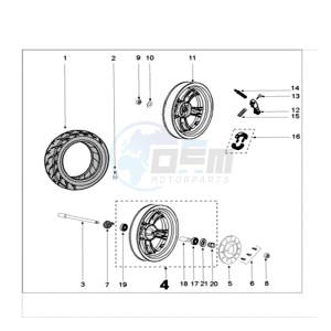 KISBEE U A drawing WHEELS