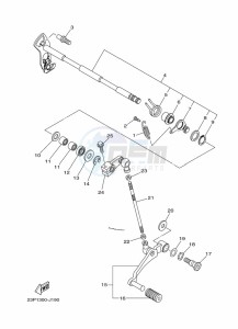 XT1200ZE XT1200ZE SUPER TENERE ABS (BP97) drawing SHIFT SHAFT