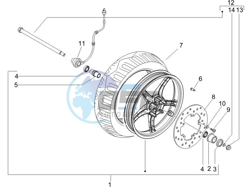 Front wheel