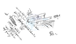 SENDA SM DRD RACING LTD - 50 CC VTHSR2D2B EU2 drawing REAR ARM