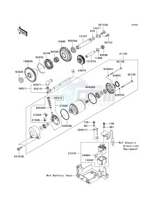 ZG 1400 B [CONCOURS 14] (8F-9F) B9F drawing STARTER MOTOR