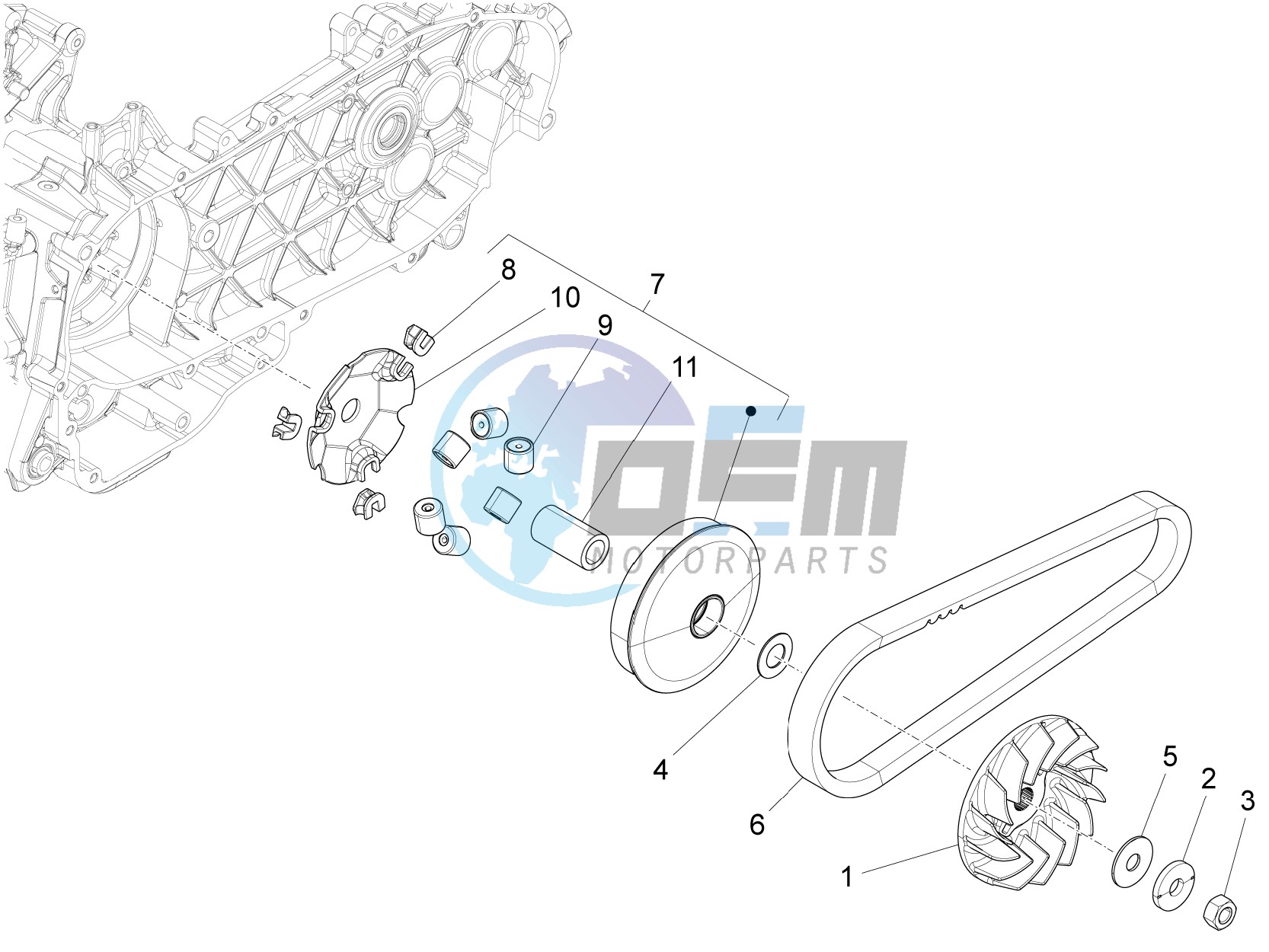 Driving pulley