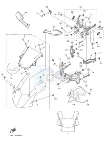 YZF-R1M 998 R2 (2KS7) drawing COWLING 1