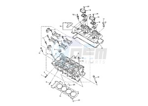 FZ6-SA FAZER 600 (ABS) drawing CYLINDER HEAD