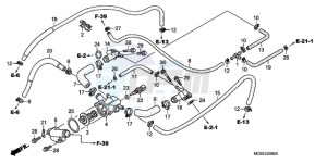 ST1300A9 UK - (E / ABS MKH MME) drawing WATER PIPE