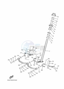 MWD300 TRICITY 300 (BED1) drawing STEERING 2