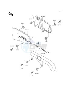 EL 250 E [ELIMINATER 250] (E1-E4) [ELIMINATER 250] drawing SIDE COVERS_CHAIN COVER