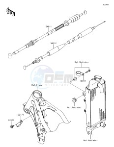 KX85-II KX85DFF EU drawing Cables