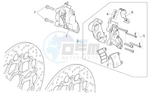 Sport 1200 1200 drawing Front brake caliper