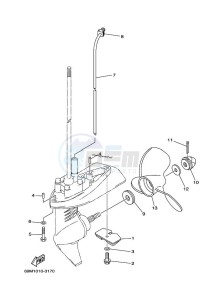 F2-5MLHE drawing PROPELLER-HOUSING-AND-TRANSMISSION-2