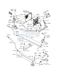 MULE PRO-DXT KAF1000BGF EU drawing Radiator