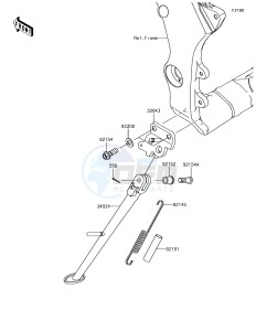 NINJA ZX-10R ZX1000SHF XX (EU ME A(FRICA) drawing Stand(s)