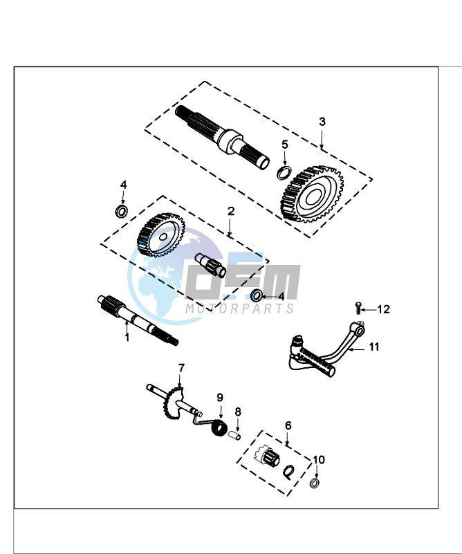 DRIVE SHAFTS / KICKSTARTER