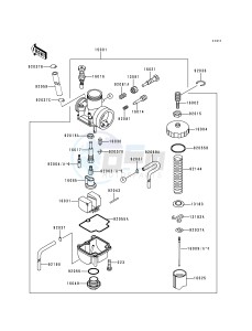 KX 80 R [KX80] (R6-R7) [KX80] drawing CARBURETOR