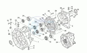 V 11 1100 Sport - Mandello Sport/Mandello drawing Transmission cage