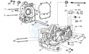 Quasar 180 drawing Crankcase