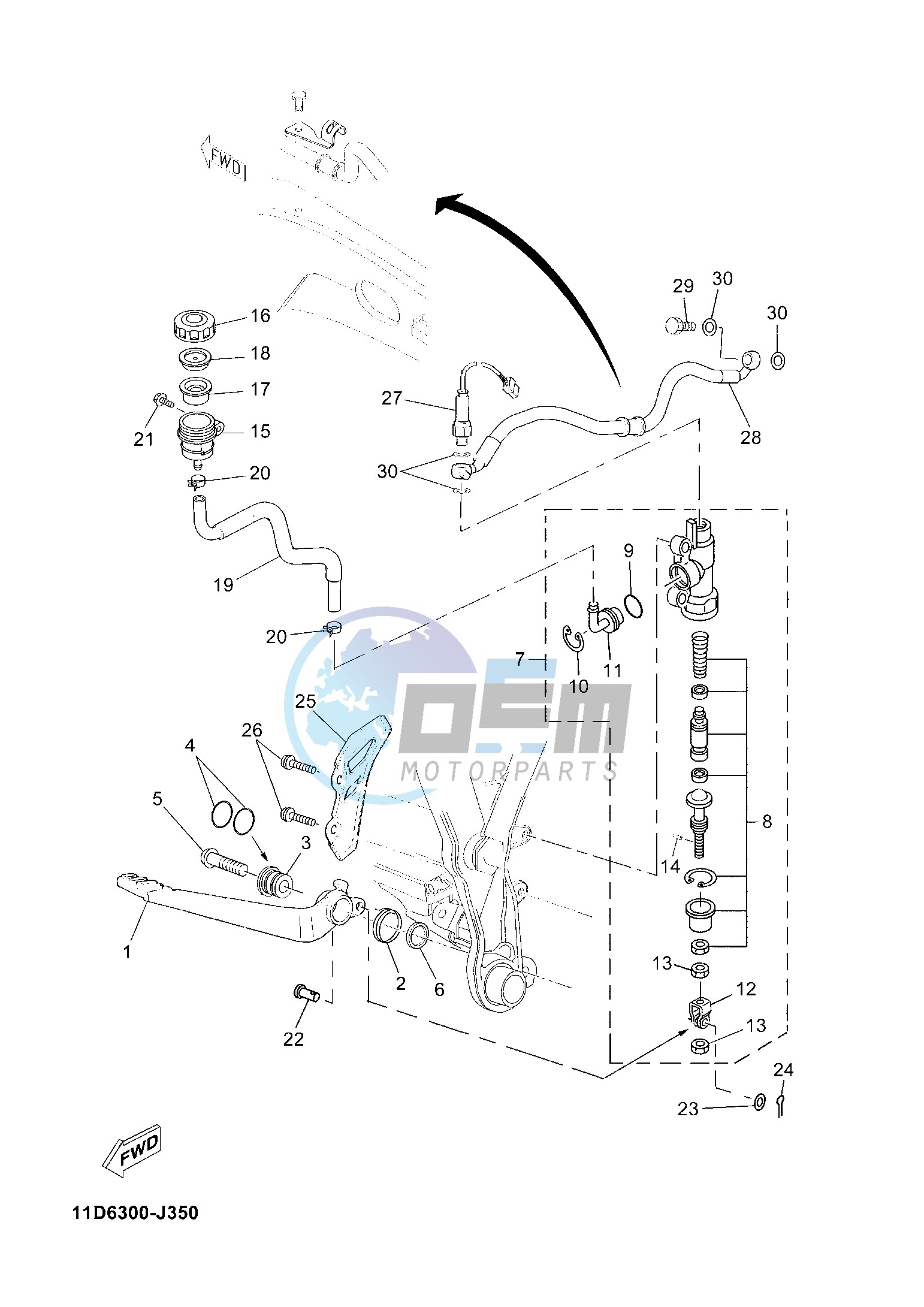 REAR MASTER CYLINDER