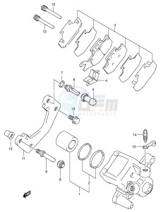 LT-A500F (E3-E28) drawing REAR CALIPER (MODEL K2)