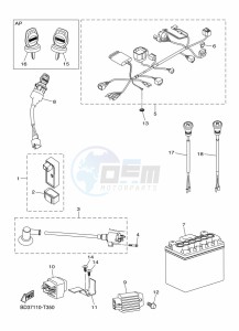 YFM90R (BD3F) drawing ELECTRICAL 1