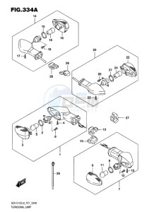 GSX-S125 MLX drawing TURNSIGNAL LAMP