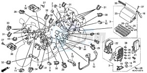 GL1800C drawing WIRE HARNESS (GL1800C/D/E/F/G)