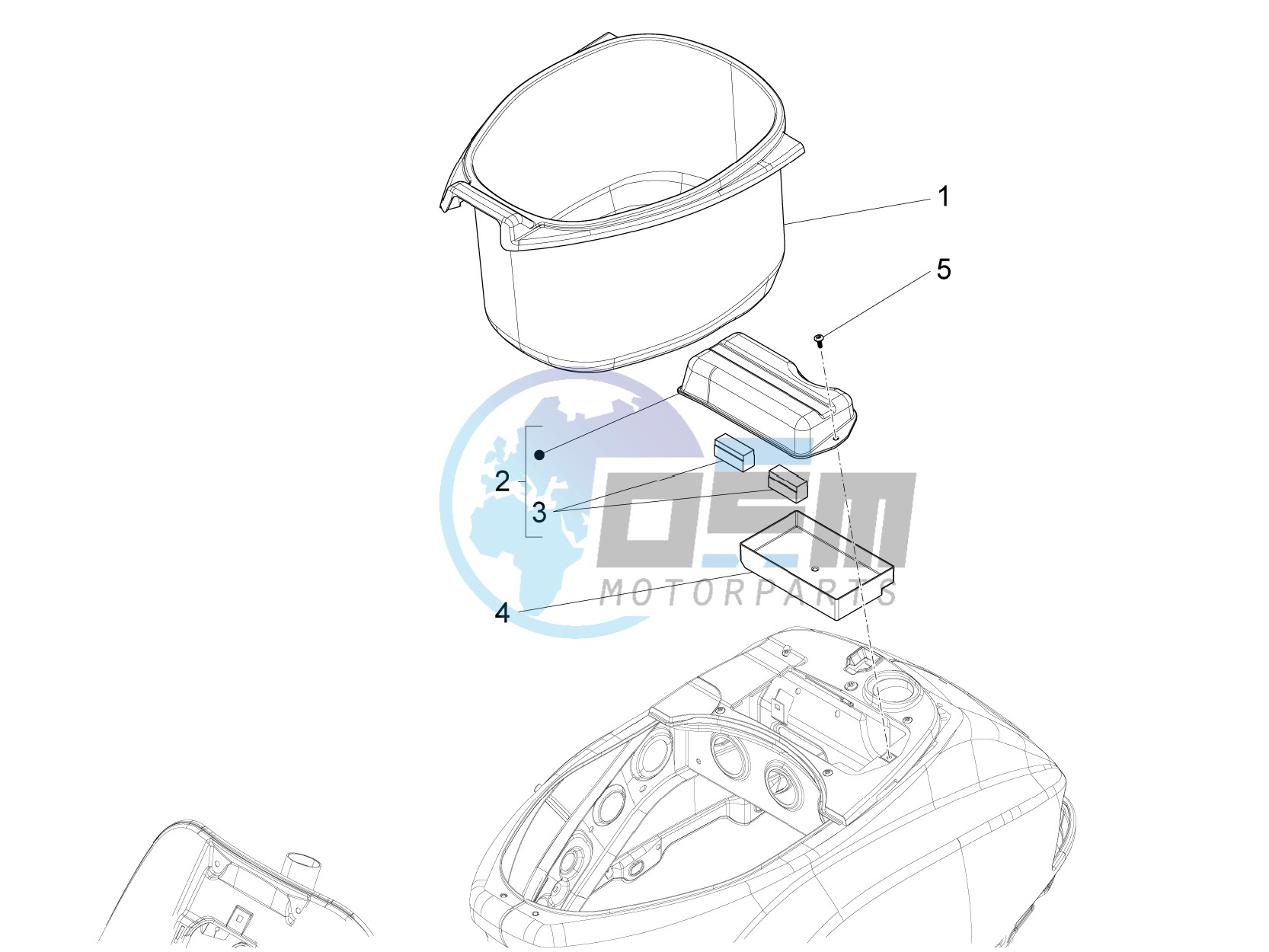 Helmet huosing - Undersaddle